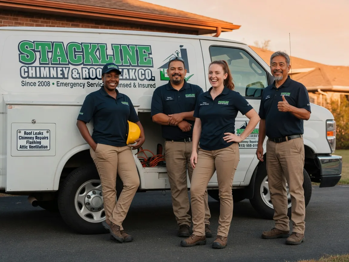 Chimney flashing repair company in Auburn, WY